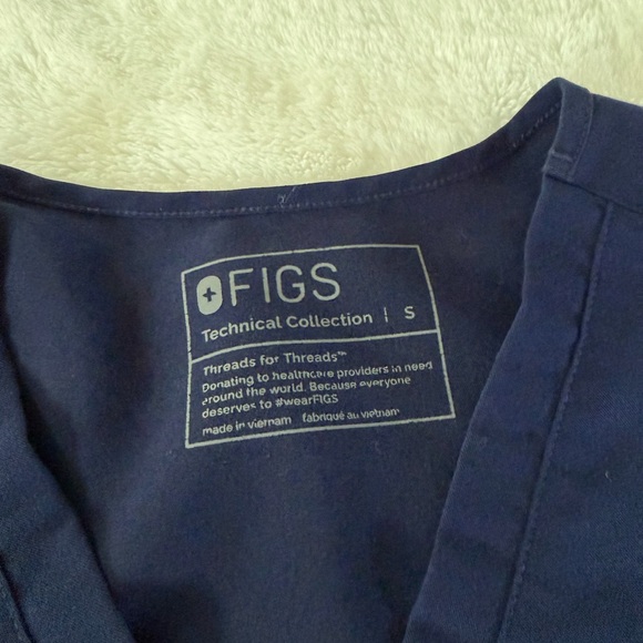 Figs Navy Blue Scrub Set - Picture 2 of 4